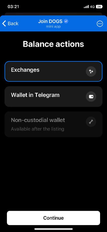 Dogs提币至交易所的选项已出现，支持bybit   